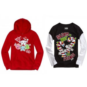 Justice Christmas Hoodie & Tee Bundle NWT